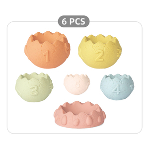 Jouets empilables souples de haute qualité matériel de blé jouets de <span class=keywords><strong>bain</strong></span> pour bébé cadeau pour bébé - Product Image 3