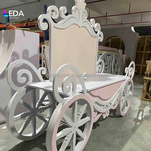 Chariot à bonbons LEDA, chariot mobile imperméable pour la nourriture et la charcuterie, pour l'affichage à domicile, les occasions d'anniversaire - Product Image 3