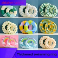 Offre Spéciale Épais Ins Style Bébé Anneau De Natation Gonflable Grande Piscine Flotteurs Piscine Tube De Bain Anneaux
