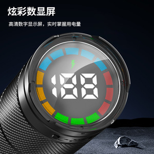 Linterna de aleación de aluminio para exteriores con luz lateral COB, recargable, portátil, para senderismo, camping e iluminación. - Product Image 2