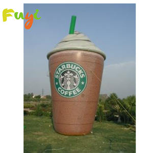 Coffee Shop Outdoor Dekoration Riesen kaffee Modell Tasse Flasche kann Aktivität <span class=keywords><strong>Promotion</strong></span> Kommerzielle TV-Werbung - Product Image 2