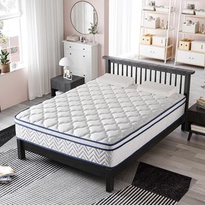 Colchón híbrido de <span class=keywords><strong>espuma</strong></span> viscoelástica de diseño moderno de 12 pulgadas, enrollado de <span class=keywords><strong>alta</strong></span> <span class=keywords><strong>densidad</strong></span> para el hogar, dormitorio, hotel o apartamento, muebles - Product Image 2
