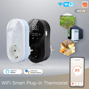 <span class=keywords><strong>Enchufe</strong></span> Inteligente <span class=keywords><strong>WiFi</strong></span> Tuya con Control de Temperatura LED Programable, <span class=keywords><strong>Enchufe</strong></span> Inalámbrico con Control de Temperatura por Aplicación, <span class=keywords><strong>Enchufe</strong></span> para UE, Reino Unido y EE. UU. - Product Image 6