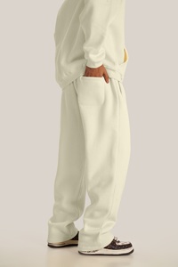 Sweat à capuche vierge en coton épais polaire droite jambe large pantalon de <span class=keywords><strong>jogging</strong></span> évasé ensemble survêtement solide de haute qualité vêtements de <span class=keywords><strong>Jogging</strong></span> - Product Image 5