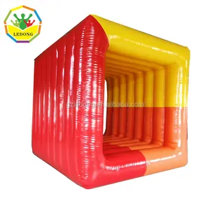 Popular Outdoor Interactive Inflatable Flip It Gira Cube Sports Game for Sale