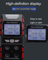 Alarme de détecteur de gaz CO portable Application de mine de charbon de sécurité intérieure