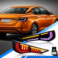 Feux arrière modifiés pour Nissan Sylphy Sentra B18 2019-2022, avec clignotants LED dynamiques RGB, contrôle par application