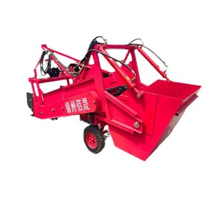 Petite machine à ramasser les pierres rouge, pour la collecte et le criblage agricole des pierres, haute productivité - Product Image 1