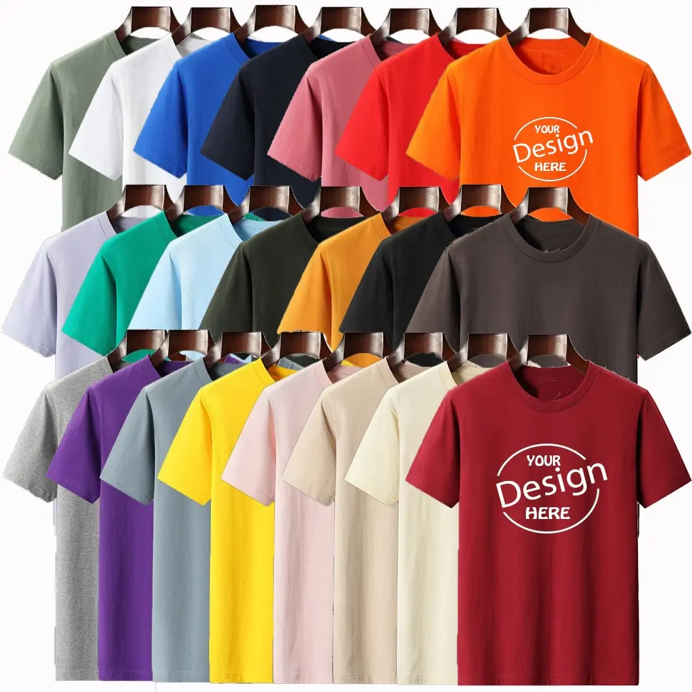 เสื้อยืดสีขาวสำหรับผู้ชาย,เสื้อยืดธรรมดาพิมพ์ลายผ้าฝ้าย230gsm สีขาวเสื้อยืดไม่มีลาย