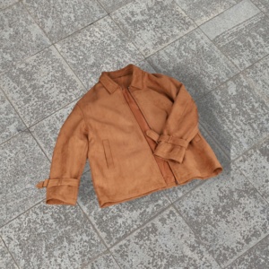 Trendy Custom Autumn Vintage Style Men's Embroidered Zipper Closure OEM Service Woven <b>Suede</b> <b>Jacket</b> - Product Image 2