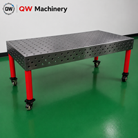 Kit complet de plateforme de soudage 3D flexible, table de soudage en fonte avec goupilles de positionnement, pinces, banc de travail de soudage industriel personnalisé