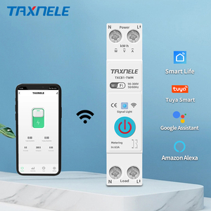 1P 63A tuya wifi thông minh ngắt mạch điện đo năng lượng mét Din Rail nhà thông minh không dây điều khiển từ xa chuyển đổi thông minh - Product Image 2