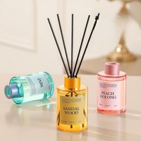 Diffuseur à bâtonnets grande capacité 120 ml à base d'eau florale, extrait de plantes vertes, parfum frais pour la cuisine