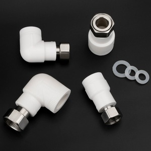 Accessoires de chauffe-eau en cuivre massif à 4 points, épaissis, incluant des coudes droits, des té, des accessoires de tuyauterie à fusion à chaud - Product Image 3