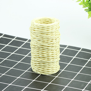 2mm * 50m fil torsadé naturel artisanat macramé chaîne bricolage raphia papier ficelle fil de fer inclus pour les mariages saint valentin - Product Image 2