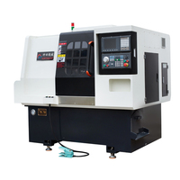Mini tour CNC multifonctionnel à rail oblique haut et bas pour stylos et petites pièces, petite machine de tournage CNC
