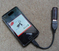 Câble adaptateur OTG Micro USB B V8 5 broches à angle droit avec conducteurs en cuivre pur, gaine en PVC, charge rapide 2A, USB 2.0 mâle vers femelle