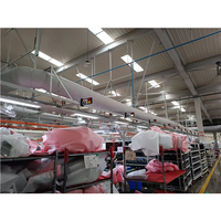 Système de ventilation flexible anti-condensation de qualité supérieure Conduit d'air résistant aux hautes températures Atelier Systèmes de CVC Partie directe