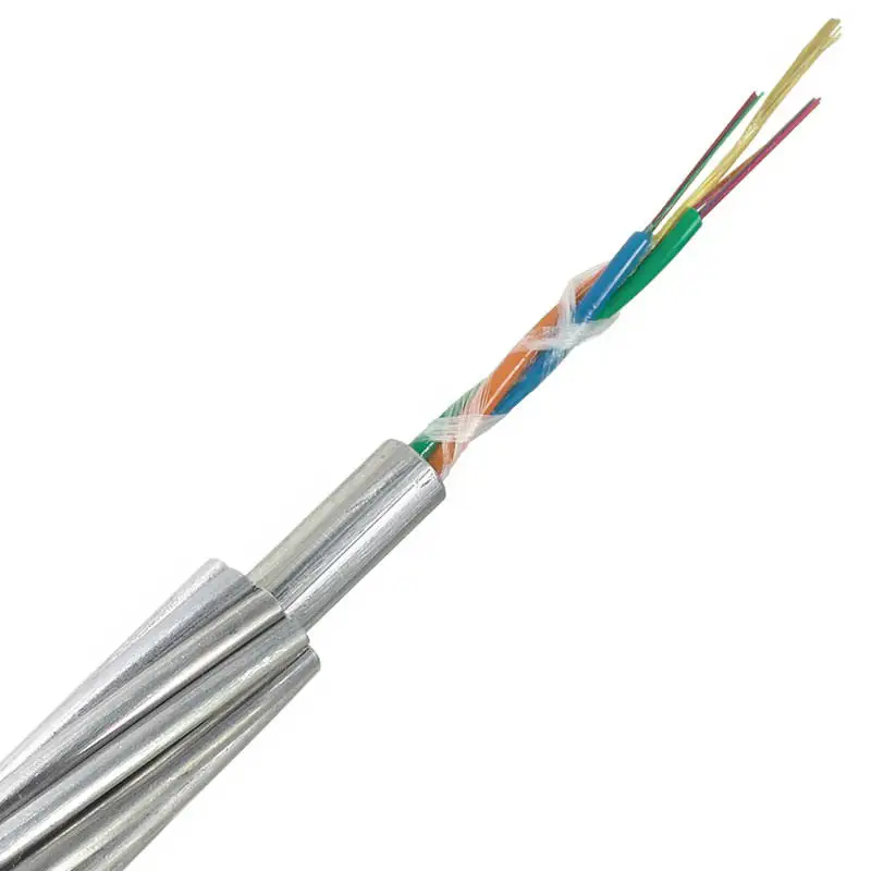 Fibra óptica Al-coberto SUS tubo opgw fibra cabo