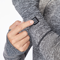 Doublure chauffante électrique pour hommes et femmes, ultra-léger, à manches longues, doublure, sous-vêtements, couches de base, fabrication