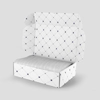 Carpeta de Cartón Corrugado Reciclable Personalizada, Moderna y de Lujo, con Logotipo Personalizado, para Envío de Cosméticos, Cuidado de la Piel, Ropa y Venta al por Menor