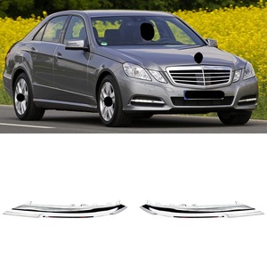 Embellecedor de luz antiniebla Mercedes-Benz W212, embellecedor brillante para parachoques delantero, ABS, lado derecho e izquierdo, 2009-2013 - Product Image 1