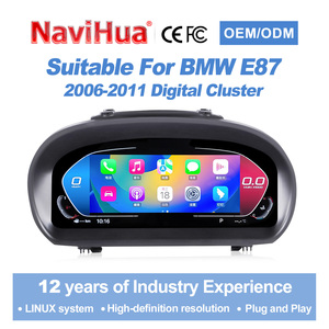 หน้าจอแสดงผลดิจิตอล LCD Navihua สำหรับ BMW E87 ปี 2006-2011 ชุดหน้าปัดเรือนไมล์แบบดิจิตอล วีร์ชวล ค็อกพิท พร้อมมาตรวัดความเร็วและมาตรวัดระยะทาง - Product Image 1
