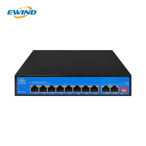 สวิตช์ PoE แบบจัดการผ่านคลาวด์ AI อัจฉริยะ 8 พอร์ต 100Mbps + 2 พอร์ตอัปลิงค์ สำหรับกล้อง IP, ระบบรักษาความปลอดภัย และจุดเชื่อมต่อ WiFi - Product Image 1
