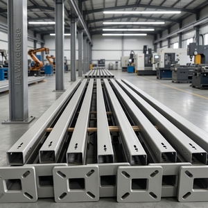 <span class=keywords><strong>Poteau</strong></span> d'éclairage commercial extérieur en acier carré de 20 pieds et 4 pouces, calibre 11, avec boulons d'<span class=keywords><strong>ancrage</strong></span> et gabarit pour luminaire LED de type shoebox - Product Image 3