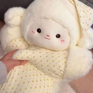 Coussin en peluche doux pour bébé, motif animal mignon, jouet rembourré, poupée de confort pour le sommeil des nourrissons, personnalisable OEM, doublure en maille pour enfants - Product Image 4