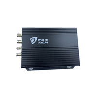 Transmetteur et récepteur vidéo optique analogique CCTV 4 ports