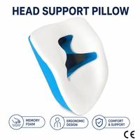 Coussin de soutien médical pour la tête en mousse à mémoire de forme en U, anti-escarres, soulagement de la pression, coussin donut pour soins aux alités