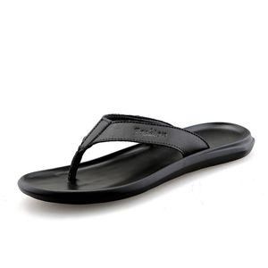 Nuevas Sandalias Ligeras de Cuero Genuino para Hombre, Transpirables, Estilo Flip-Flop, para Playa, Casual, de Cuero Vacuno - Product Image 2