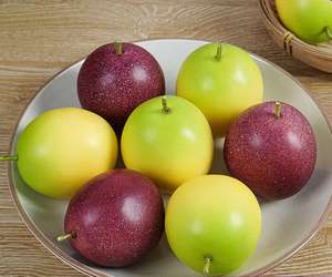 Vente directe d'usine Décoration de la maison Fruits artificiels Légumes Noël Thanksgiving Fruit de la <span class=keywords><strong>passion</strong></span> simulé - Product Image 6