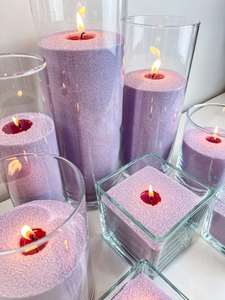 Handmade Pearled Soy <b>Candles</b> <b>in</b> <b>Glass</b> <b>Jar</b> Cylinder Scented <b>Candle</b> for Home Decoration - Product Image 2