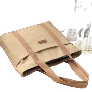 <span class=keywords><strong>Bolsa</strong></span> <span class=keywords><strong>de</strong></span> Lona Gruesa <span class=keywords><strong>de</strong></span> Diseño Original Estilo Japonés, Bolso <span class=keywords><strong>de</strong></span> Hombro Simple y Versátil para Estudiantes y Uso Diario - Product Image 5