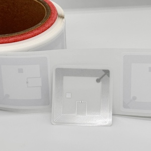 Etiquetas RFID para Libros de Biblioteca y <span class=keywords><strong>Hoteles</strong></span>, 50*50, Fabricadas en PET, Etiquetas NFC Inteligentes, Autoadhesivas, Impermeables, Personalizables - Product Image 4