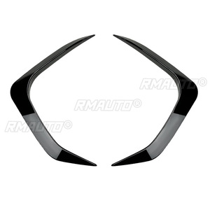 For BMW X1 U11 M Sport 2023+ Car Front Bumper Lip <b>Splitter</b> Fog Lamp Grill Spoiler Cover Air Vent Wind Knife Body Kits - Product Image 2