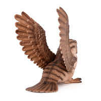 Vente en Gros de Figurines Mythiques de Simulation en PVC Solide Figurines Animaux Hibou Volant