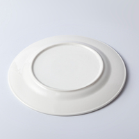 Ensemble de salle à manger personnalisable, en céramique, porcelaine blanche, hôtel 6 pouces, 7 banquets ronds, bas prix, assiette de Restaurant