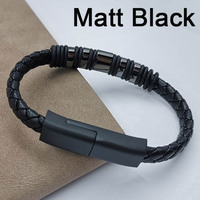 Câble USB Type-C portable de haute qualité, bracelet en cuir, câble de charge et de données, cuivre pur, plaqué or 24 carats, pour écouteurs iOS et ordinateur
