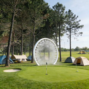 ระบบพ่นหมอกสแตนเลสแรงดันสูงแบบกำหนดเอง พร้อมระบบควบคุมแบบสัมผัส ทนทาน สำหรับระบายความร้อนในรีสอร์ทและภูมิทัศน์ - Product Image 3