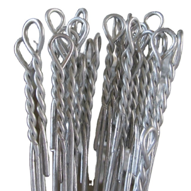 Factory Price Sale Quick Link Galvanized Cotton Baling Wire Double Single Loop Wire Ties Cutting Bending 2-5.0mm Gauge 5-10 Year
