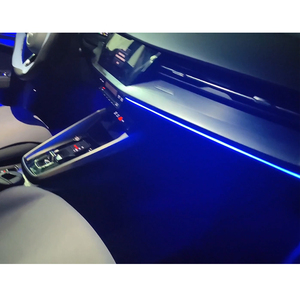 Upgrade RGB Led Car Interior Ambient <b>Light</b> Decoration for Audi A3 2021-2026 Laser Carving Pattern Trim <b>Accessories</b> - Product Image 4