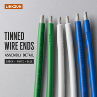 Kabel Motor UL3266 16AWG Hijau Putih Biru 100mm 80mm 70mm untuk Palu Listrik WU312, Perakitan Motor Listrik