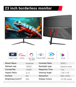 2k 4k cong 1080P 21.5 23.8 27 32 inch LCD màn hình PC 27 inch IPS Máy tính để bàn LED PC máy tính 144Hz 165Hz chơi game màn hình - Product Image 4