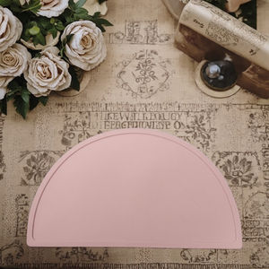 Napperon en silicone pour enfants Design rond vintage léger de haute qualité pour salle à manger, cuisine, coussin lavable avec logo imprimé - Product Image 1