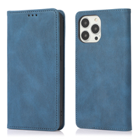Étui portefeuille magnétique en cuir pour téléphone portable avec fentes pour cartes pour iPhone 17 17 Pro Max 15 Plus 14 13 12 11 XR XS 7 8