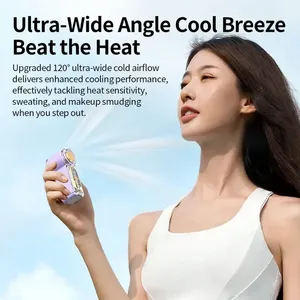 Ultra-Long Battery Hot Sale Outdoor Water <b>Cooled</b> <b>Usb</b> Charging Handheld Folding Desktop Humidification Spray Fan - Product Image 5