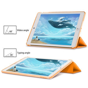 Funda protectora plegable magnética de cuero PU inteligente a precio de fábrica para iPad 2/3/4 funda de tableta cuádruple - Product Image 5